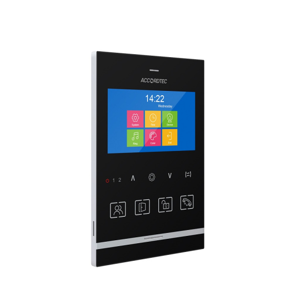 AT-VD434 BL Muon Монитор видеодомофона ACCORDTEC CVBS, 4,3", аналоговый